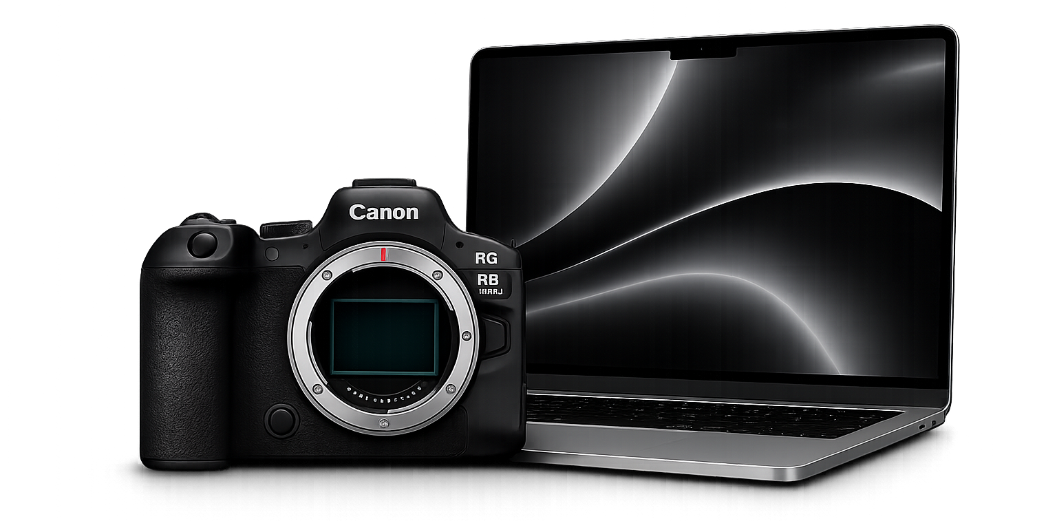 Canon R6 Mark II + MacBook Neo